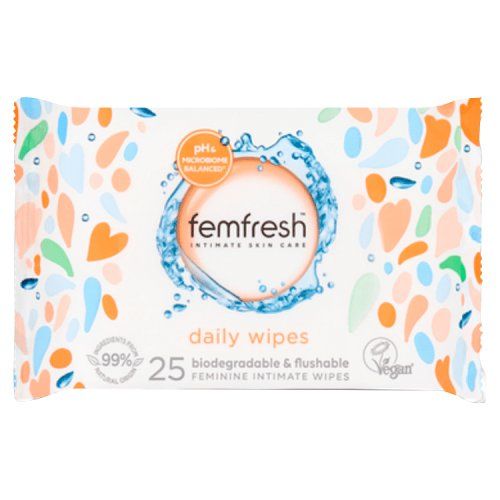 FEMFRESH INTIMATE FEMININE 25S WIPES