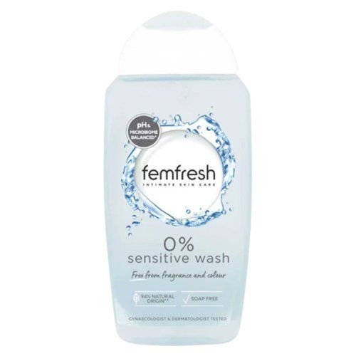 FEMFRESH 250ML 0% SENSITIVE WASH