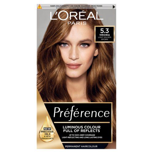 L'OREAL PREFERENCE 5.3 VIRGINIA (LIGHT GOLDEN BROWN)