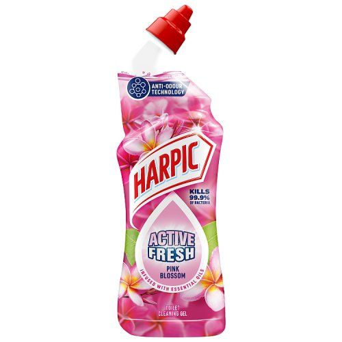 HARPIC LIQUID 750ML ACTIVE TOILET CLEANING GEL PINK BLOSSOM