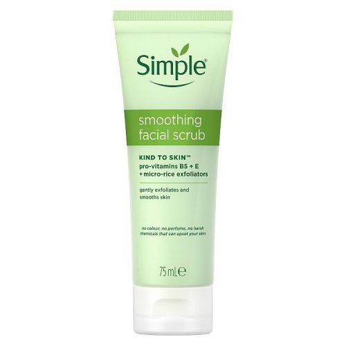 SIMPLE SMOOTHING FACIAL SCRUB 75ML KIND TO SKIN