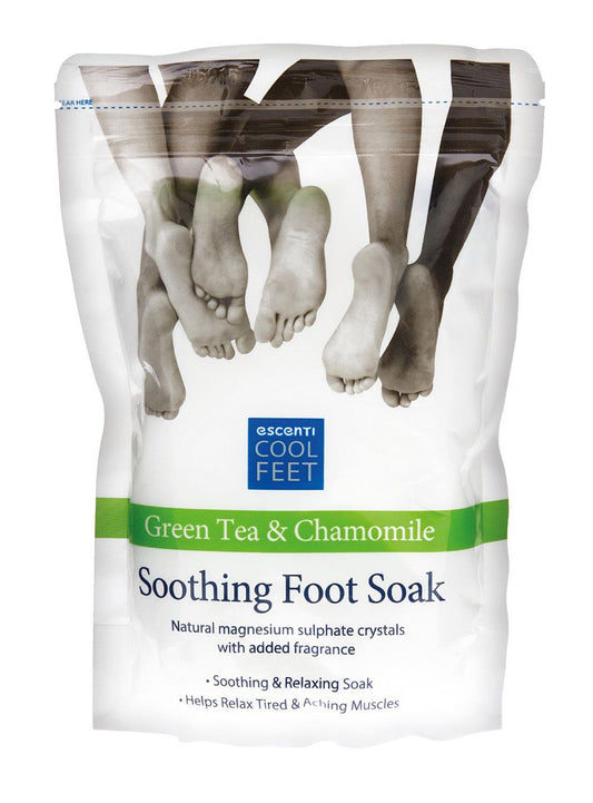 ESCENTI FOOT SOAK GREEN TEA & CAMOMILE 450G