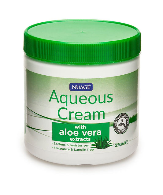 NUAGE AQUEOUS CREAM W ALOE VERA 350ML