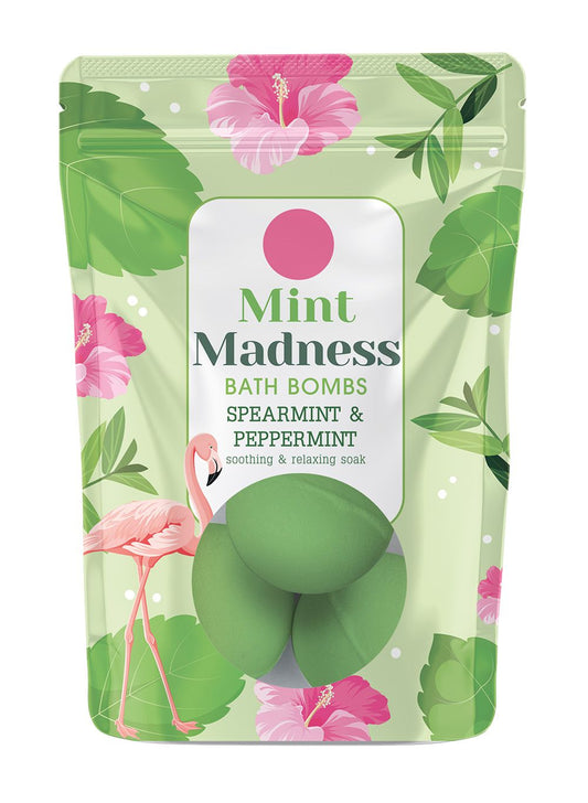 ELY SPA BATH BOMBS PEPPERMINT & SPEARMINT - 3X50G