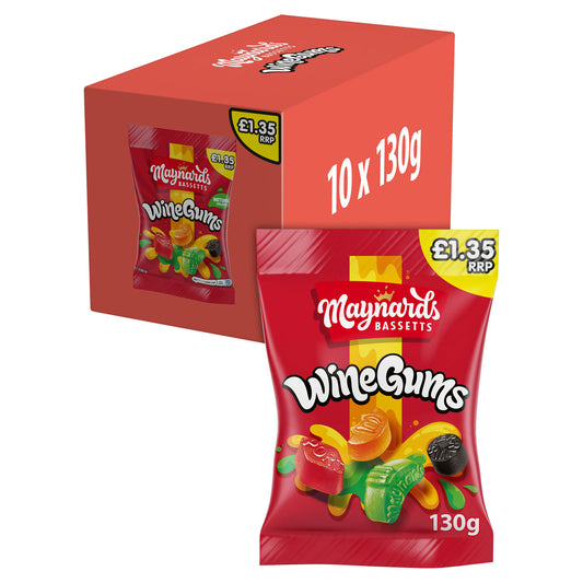 MAYNARDS BASSETTS WINE GUMS BAG PM £1.35 11/12/25