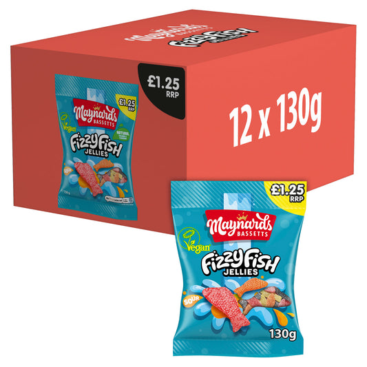MAYNARDS BASSETTS FIZZY FISH PM £1.35 29/01/26