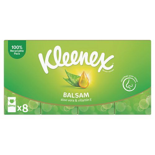 KLEENEX BALSAM POCKET TISSUES 9S X 8PK