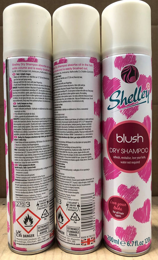 SHELLEY DRY SHAMPOO 200ML BLUSH