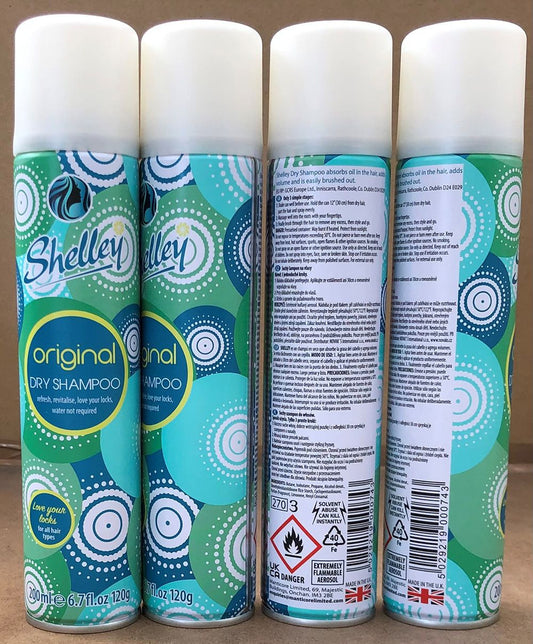 SHELLEY DRY SHAMPOO 200ML ORIGINAL
