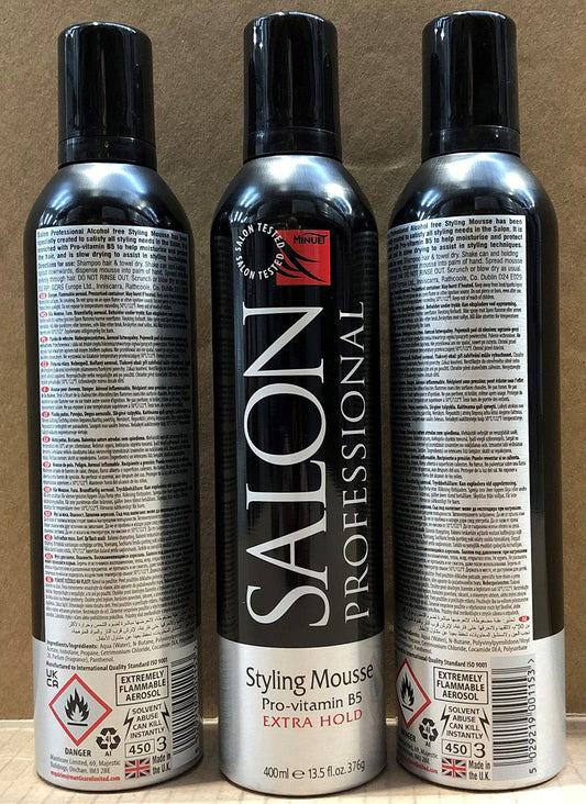 MINUET SALON PROFESSIONAL H/MOUSSE 400ML EXTRA