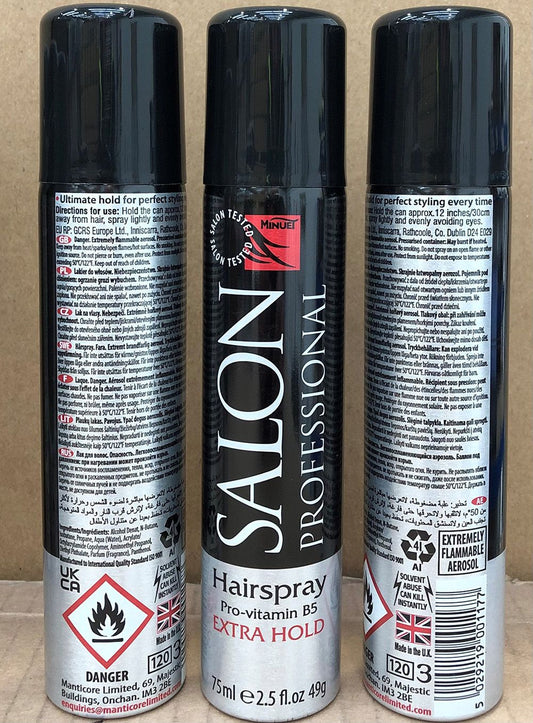 MINUET SALON PROF. H/SPRAY EXTRA 75ML