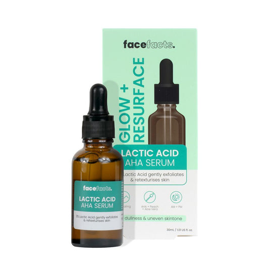 FACE FACTS FACIAL SERUM - MOISTURISING LACTIC ACID 30ML