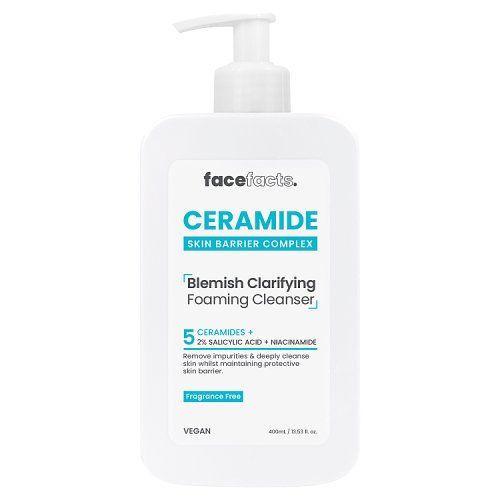 FACE FACTS CERAMIDE BLEMISH CLARIFYING FOAMING CLEANSER 400ML