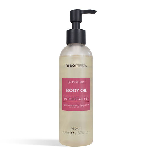 FACE FACTS SPA BODY SHOWER OIL - POMEGRANATE