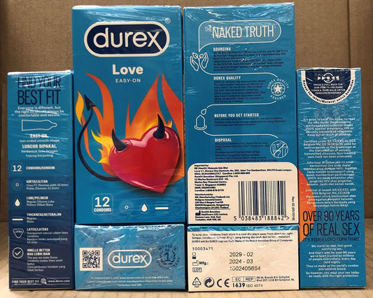 DUREX CONDOMS 12S LOVE (6X12) (UK)