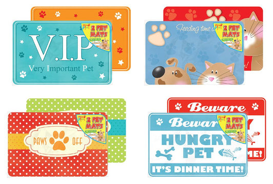 PETS PLAY PET MATS 2 ASSORTMENTS