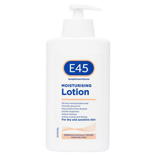 E45 LOTION 500ML MOISTURISING PUMP