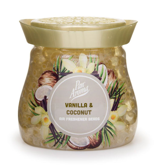 PAN AROMA AIR FRESHENER BEADS VANILLA & COCONUT 280G