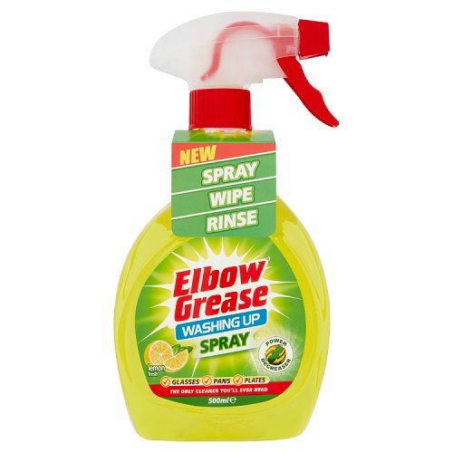 ELBOW GREASE LEMON WASHING UP SPRAY 500ML