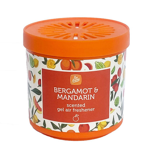 PAN AROMA SOLID GEL AIR FRESHENER 190G - BERGAMOT & MANDARIN