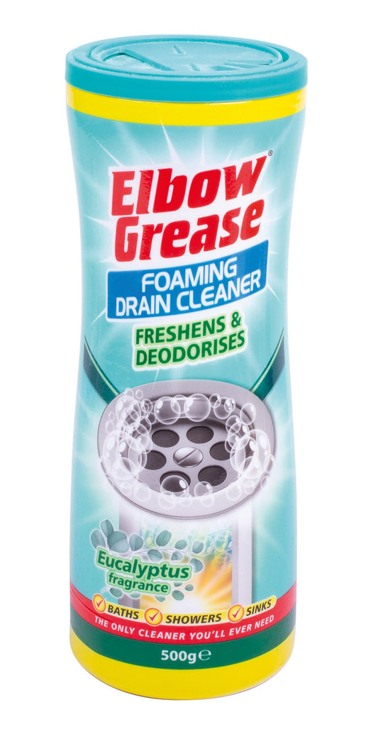 ELBOW GREASE FOAMING DRAIN CLEANER 500G - EUCALYPTUS