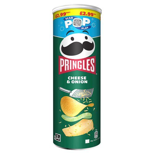 PRINGLES CHEESE & ONION PM£2.99 165G