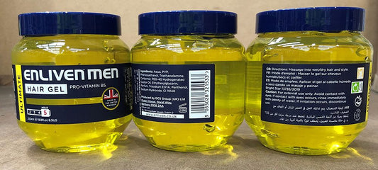 ENLIVEN HAIR GEL 250ML ULTIMATE (YELLOW)