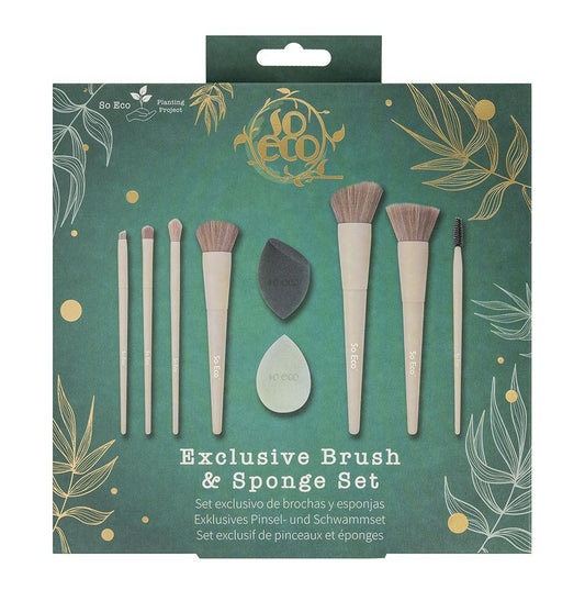 SO ECO EXCLUSIVE BRUSH & SPONGE SET