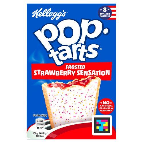 KELLOGGS POP TARTS FROSTED STRAWBERRY SENSATION 380G