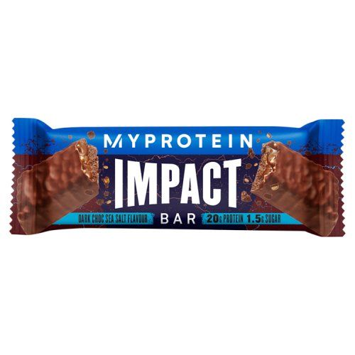 MYPROTEIN IMPACT PROTEIN BAR, DARK CHOCOLATE SEA SALT, 12X64G