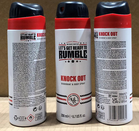 LETS GET READY TO RUMBLE 200ML DEO&BODY SPRAY KO