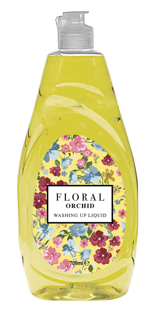 FLORAL WASHING UP LIQUID 709ML - ORCHID (X8)