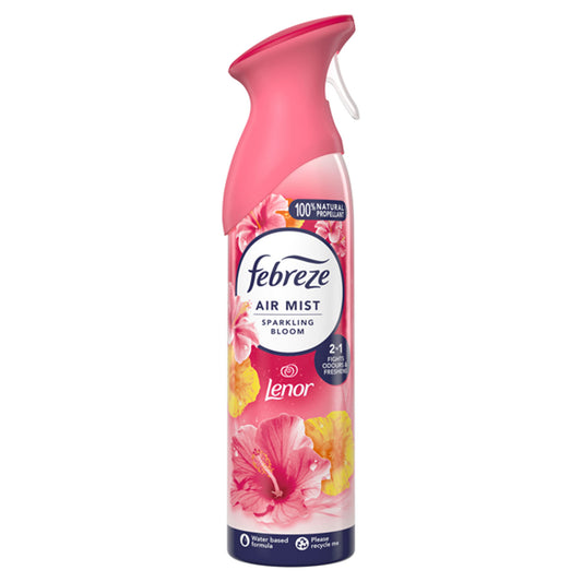 FEBREZE AIR FRESHENER SPRAY 185ML LENOR SPARKLING BLOOM
