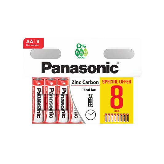 PANASONIC BATTERIES ZINC AA 08/27 (R)