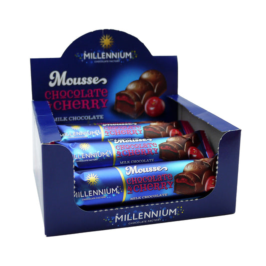 MILLENNIUM MOUSSE CHOCOLATE&CHERRY BAR 24/8/25