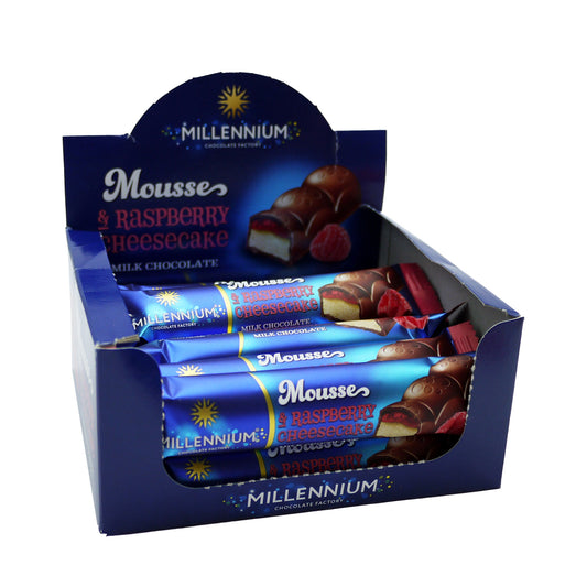 MILLENNIUM MOUSSE CHOC&RASP CHEESECAKE 18/08/25