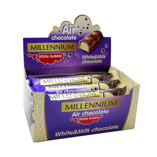 MILLENNIUM CHOCOLATE WHITE&MILK BUBBLE 30/08/25