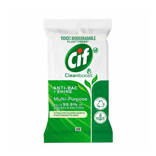 CIF WIPES ANTIBAC & SHINE BIODEGRADABLE (C)