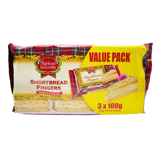 SCOTTISH SHORTBREAD FINGERS 3PK  30/04/26