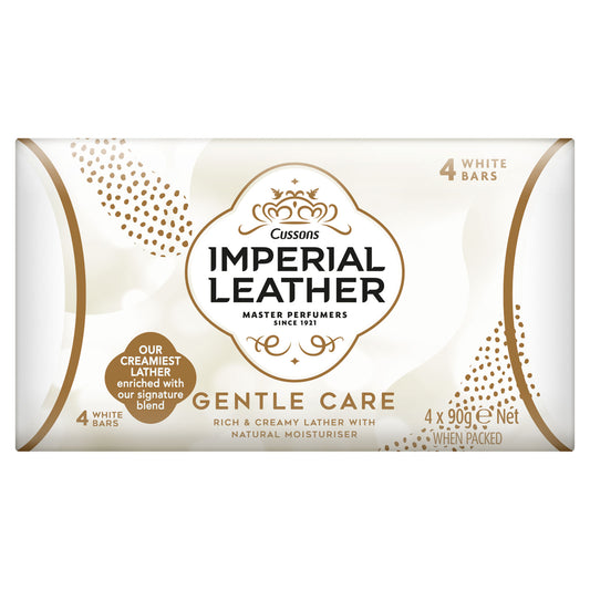 IMPERIAL LEATHER SOAP GENTLE CARE 4X90G