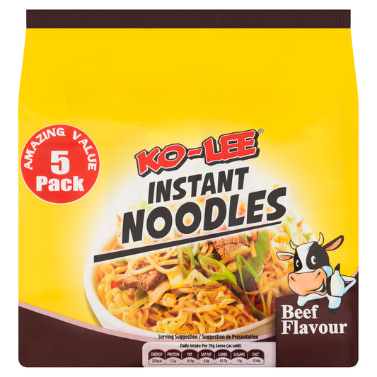 KO-LEE NOODLES BEEF 5PK 03/04/26 (H)