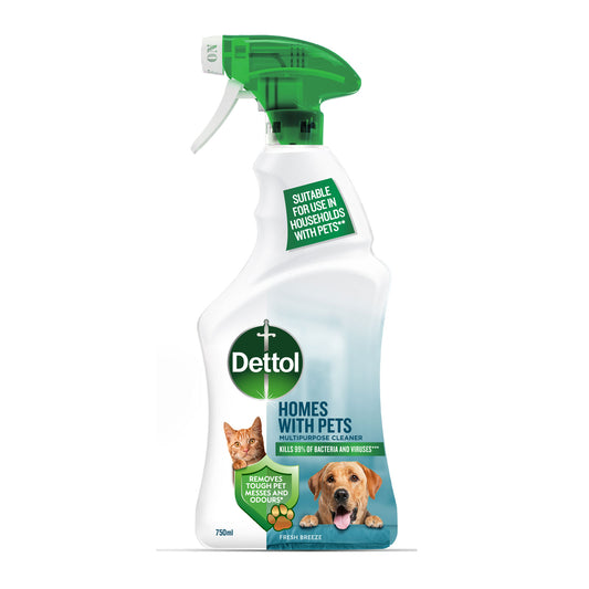 DETTOL MULTI SPRAY 750ML HOMES & PETS