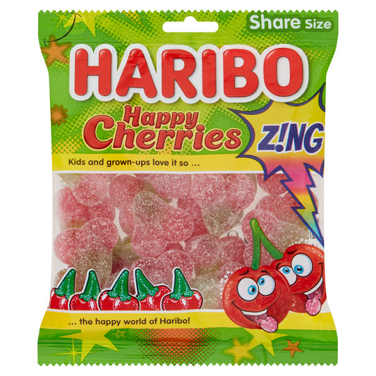 HARIBO HAPPY CHERRIES ZING 06/26