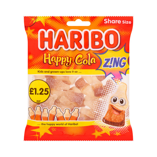 HARIBO COLA ZING PM£1.25 07/26
