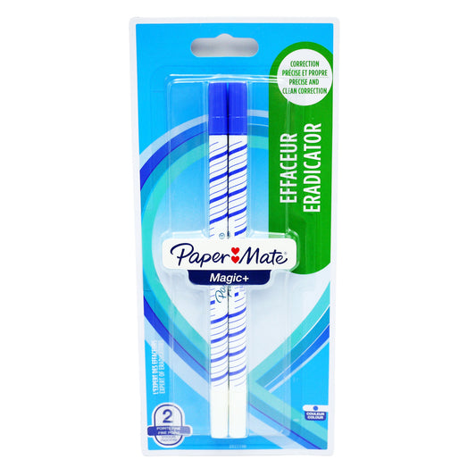 PAPERMATE PEN & MAGIC ERASER BLUE (C)