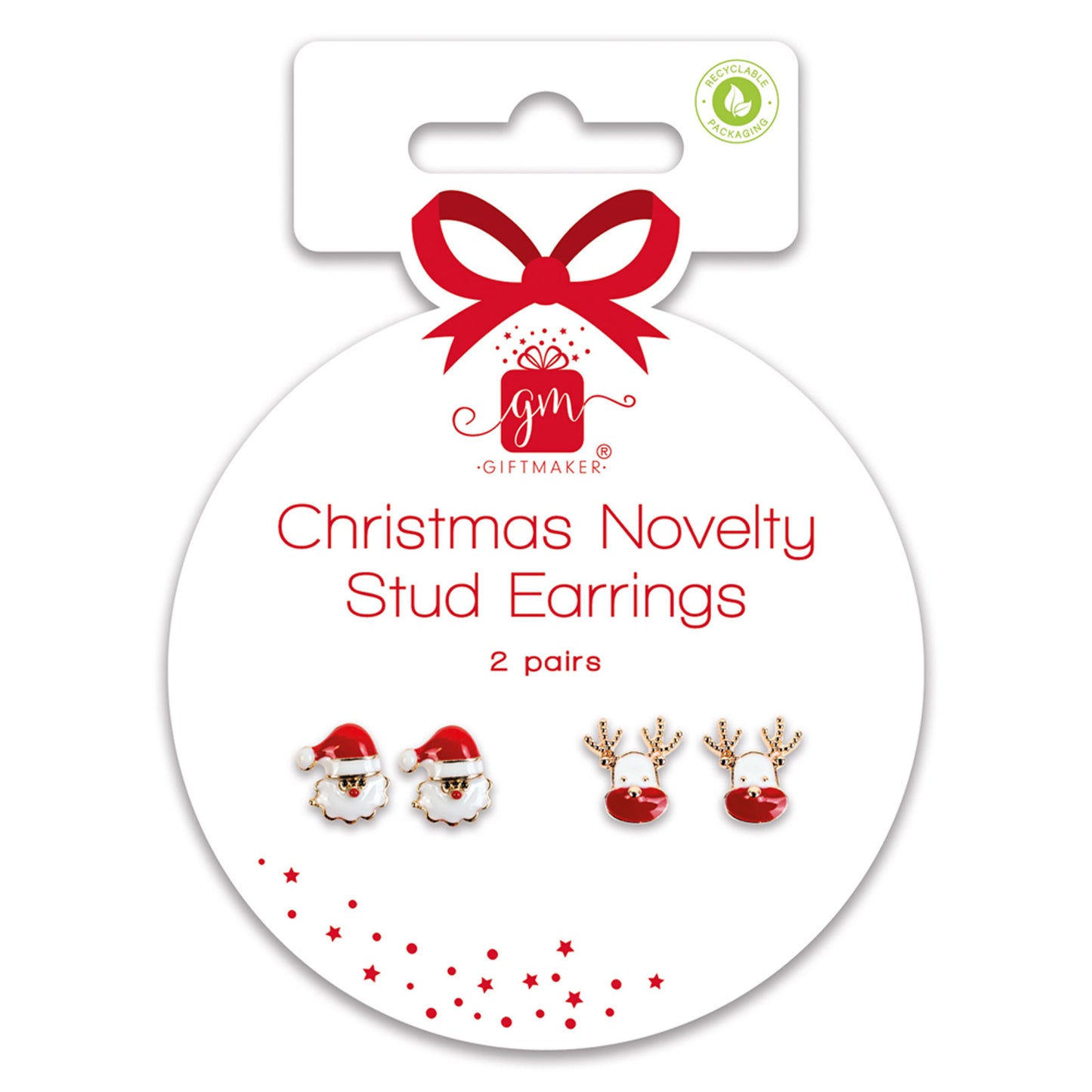 XMAS EARRINGS STUDS (R)