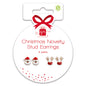 XMAS EARRINGS STUDS (R)
