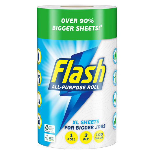 FLASH KITCHEN TOWEL SHEETS 1 ROLL(D)