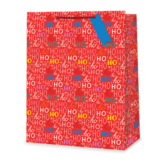 XMAS GIFT BAG XL HO HO HO (R)