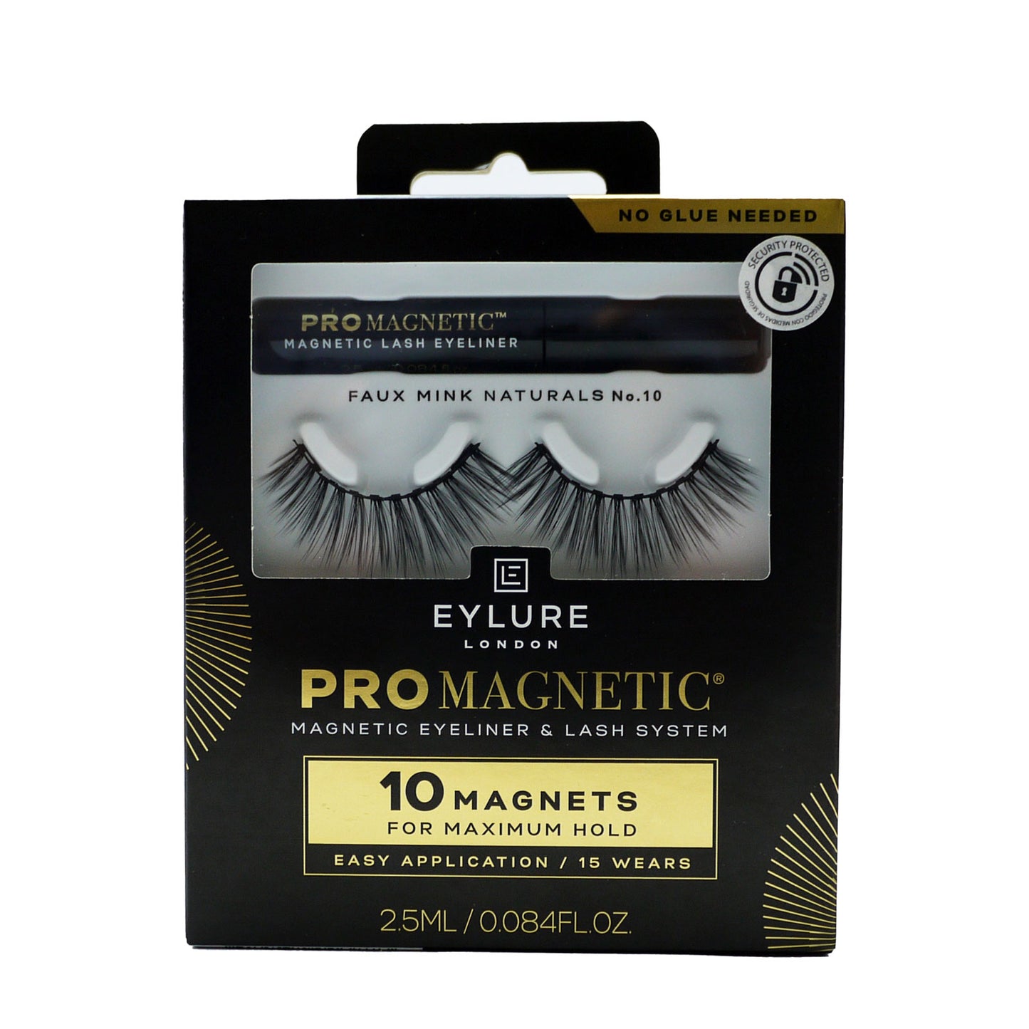 EYLURE EYELASH PRO MAGNETIC FAUX MINK NO 10
